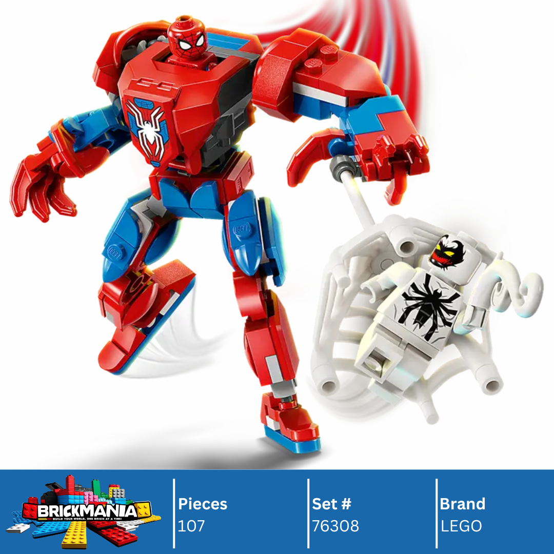 LEGO 76308 Spider-Man Mech vs. Anti-Venom | 107 PCS
