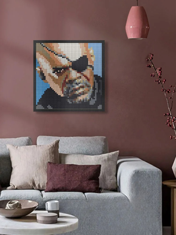 N0022 Nick Fury Mosaic Wall Art | 2304 PCS