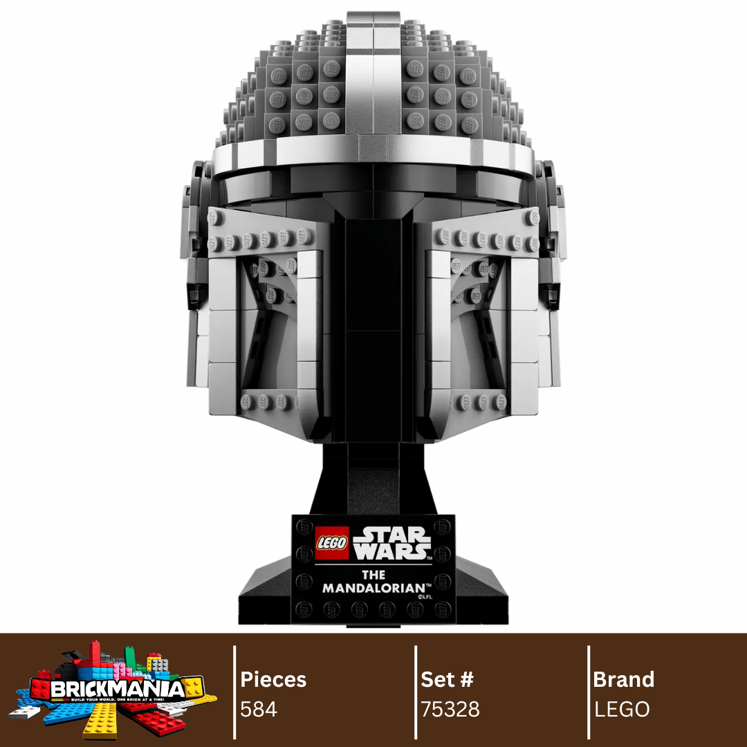 LEGO 75328 Star Wars The Mandalorian™ Helmet | 584 PCS | Damaged box