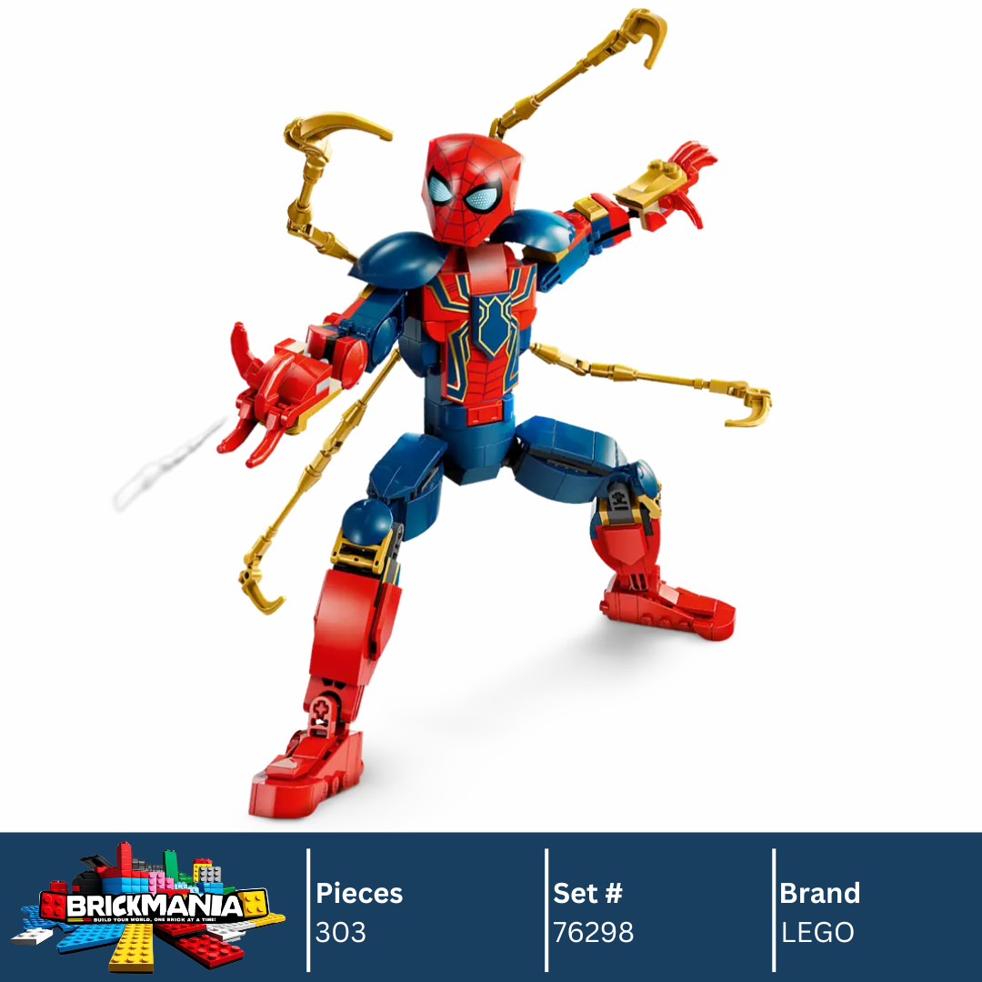 LEGO 76298 Marvel Iron Spider-Man Construction Figure | 303 PCS