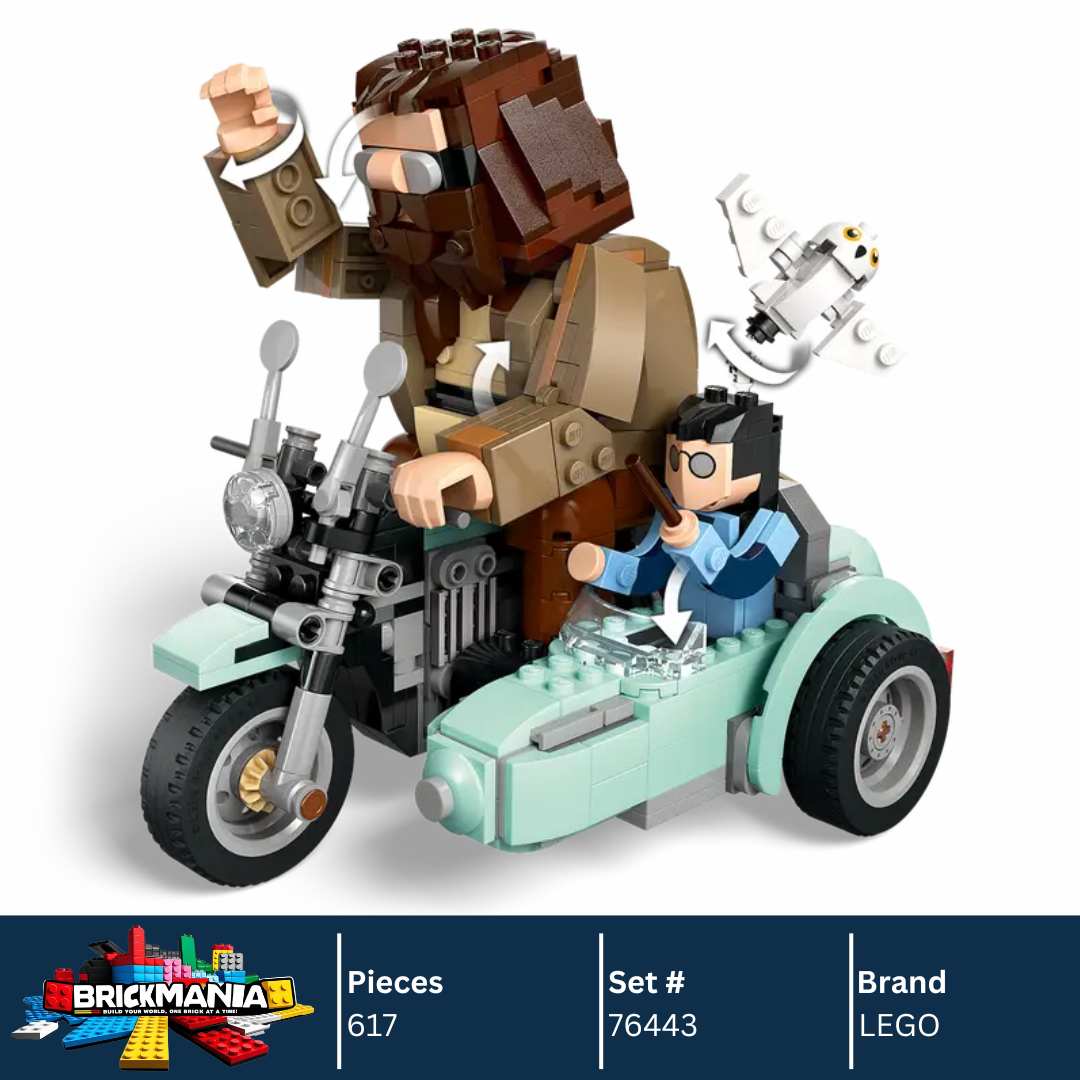 LEGO 76443 Harry Potter Hagrid™ & Harry's Motorcycle Ride | 617 PCS