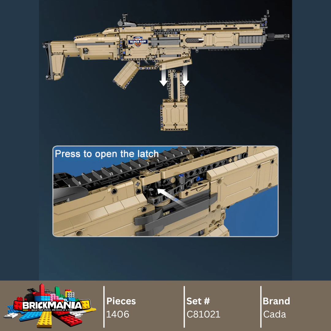 Cada C81021 FN SCAR 17S Building Toy Set | 1406 PCS