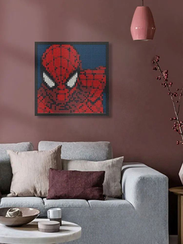 N0013 Spider-Man Mosaic Wall Art | 2304 PCS