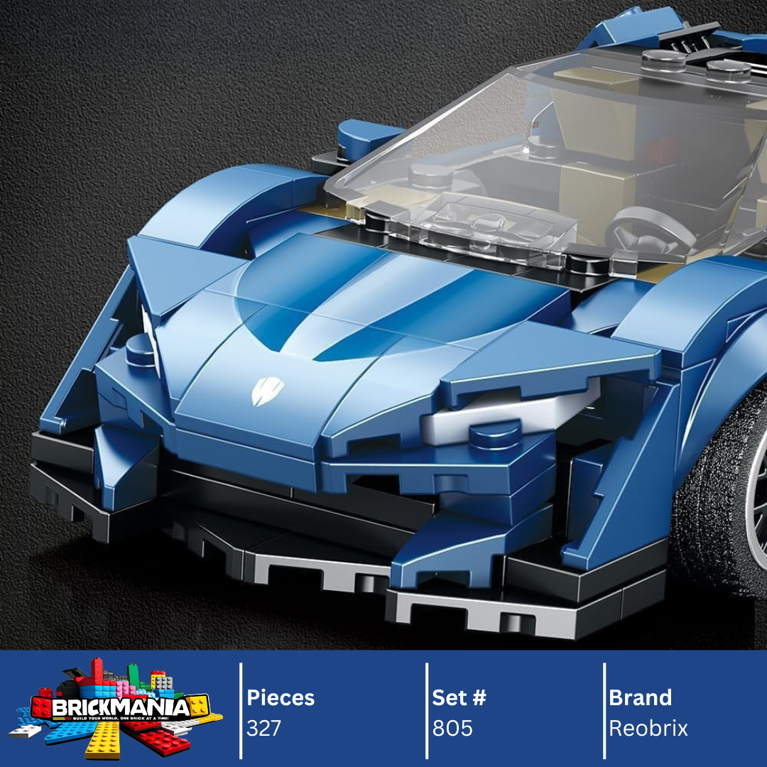 Reobrix 805 Agera Blue Building Toy Set | 327 PCS