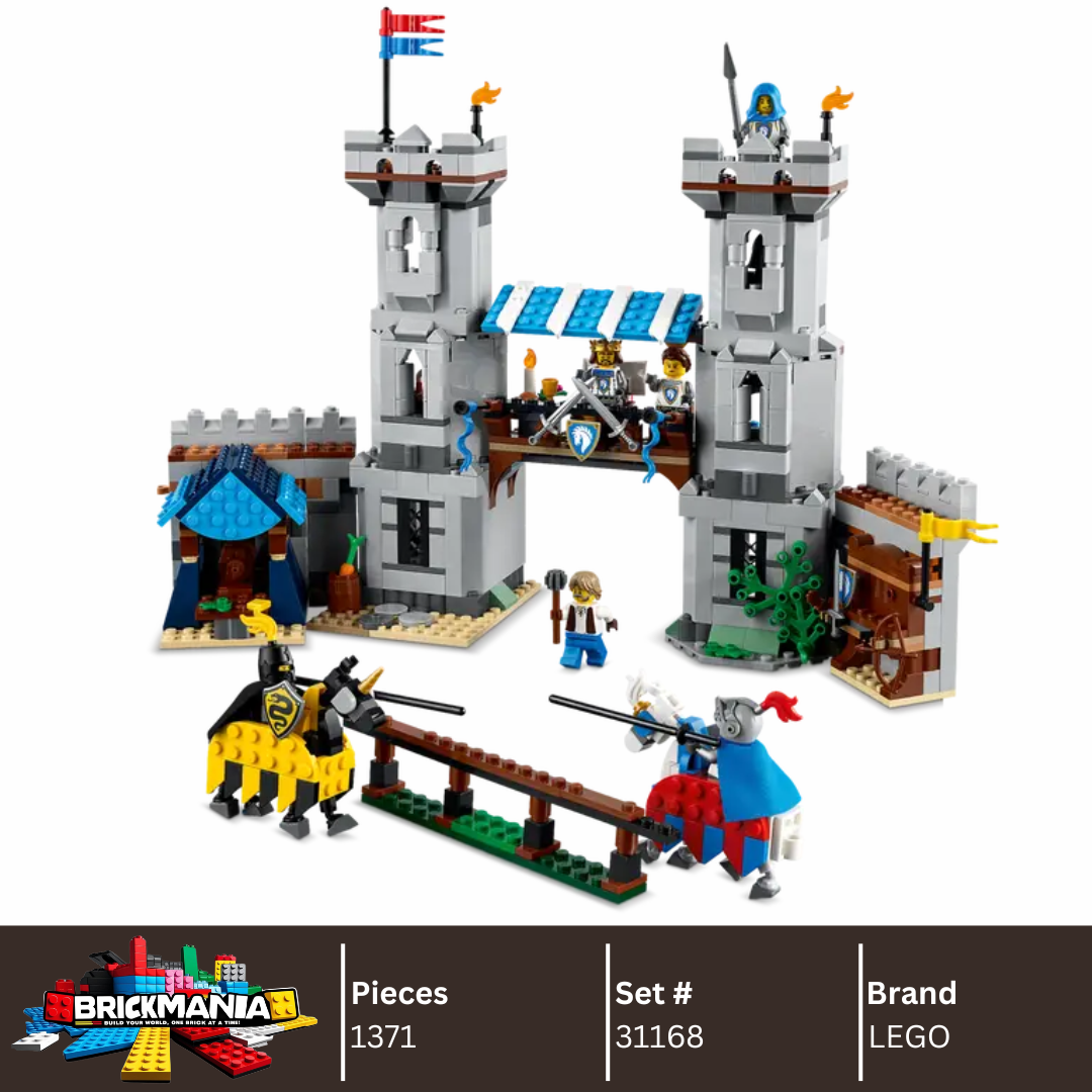 LEGO 31168 Creator 3in1 Medieval Horse Knight Castle | 1371 PCS