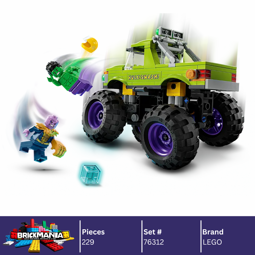 LEGO 76312 Marvel The Hulk Truck vs. Thanos | 229 PCS