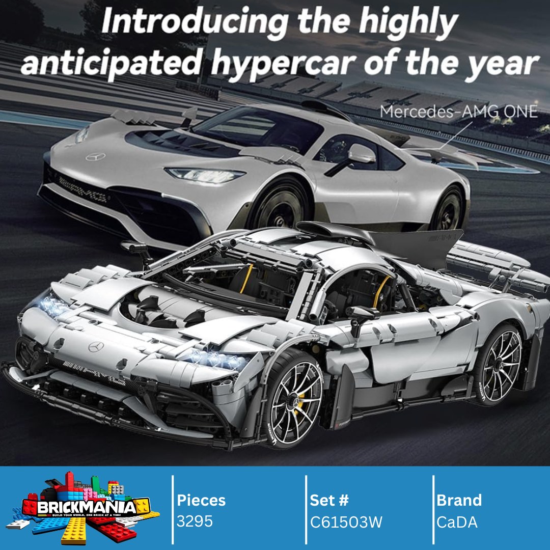 CaDA C61503W Mercedes-AMG ONE Building Toy Set | 3295 PCS