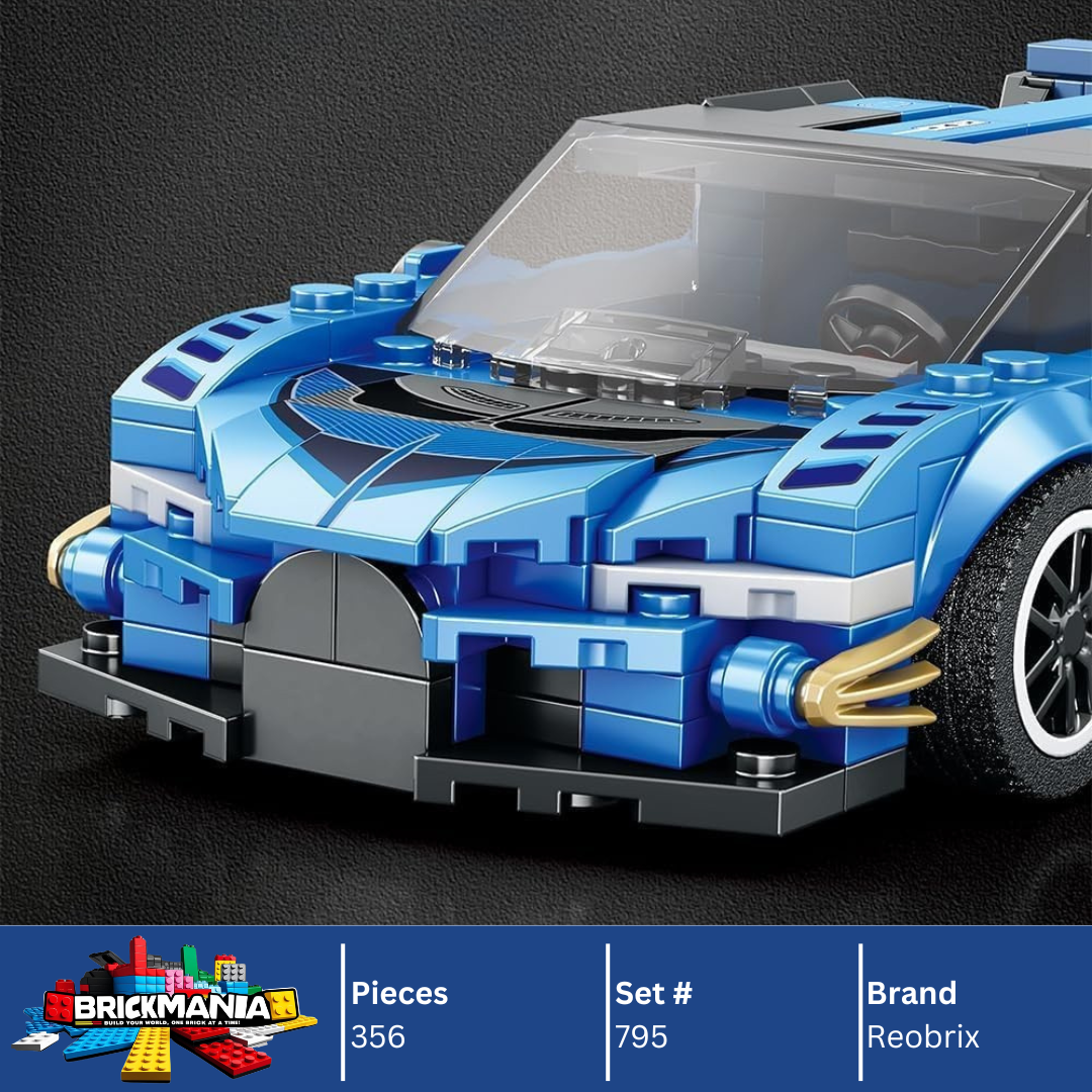 Reobrix 795 Bugatti Vision GT Building Toy Set | 356 PCS