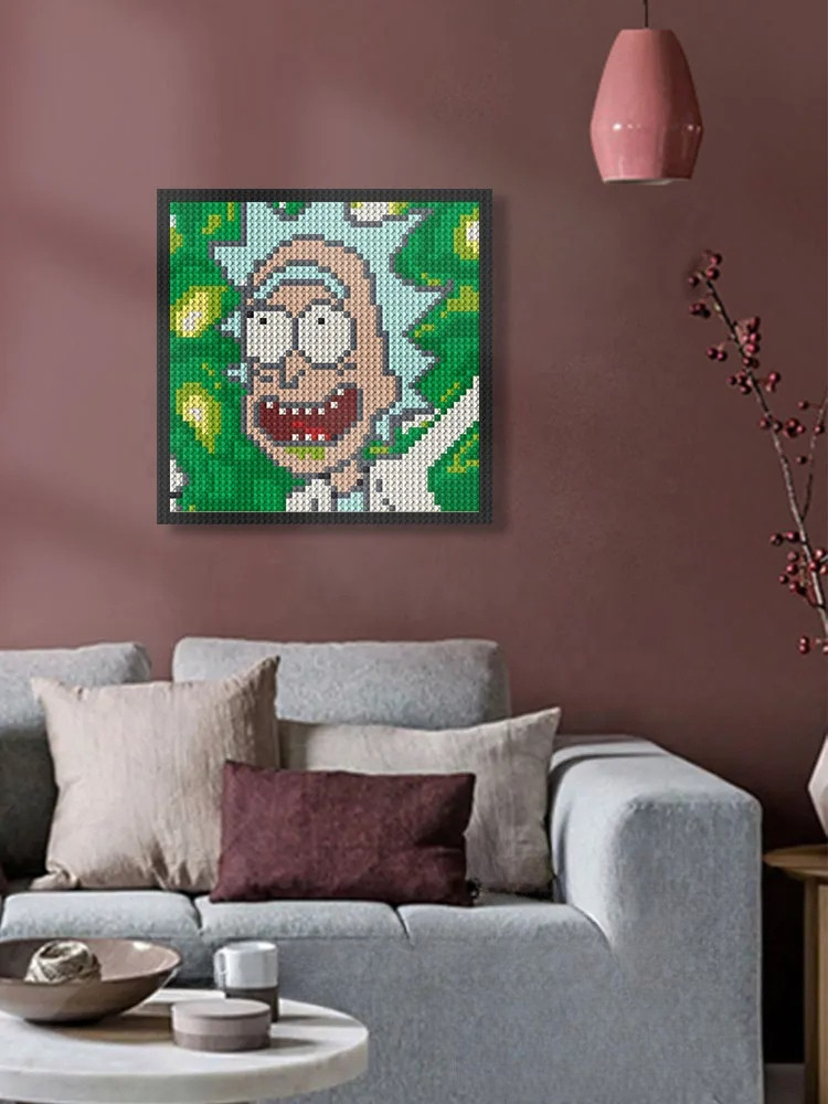 N0226 Rick Sanchez Mosaic Wall Art | 2304 PCS