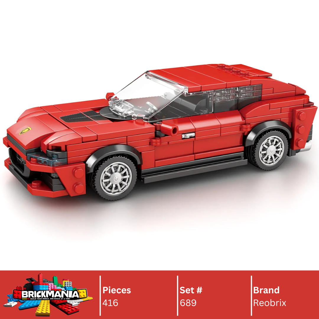 Reobrix 689 Ferrari Purosangue Building Toy Set | 416 PCS