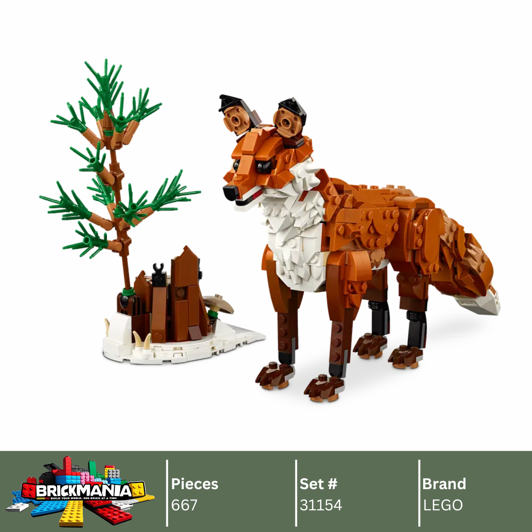 LEGO 31154 Forest Animals: Red Fox | 667 PCS