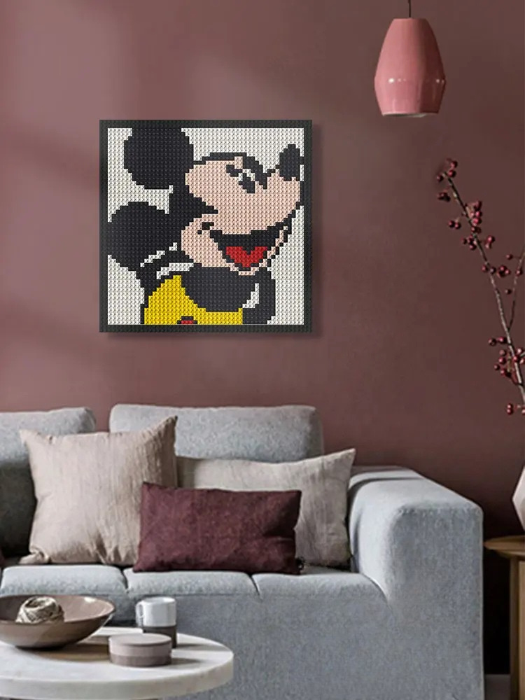 N0137 Mickey Mouse Mosaic Wall Art | 2304 PCS