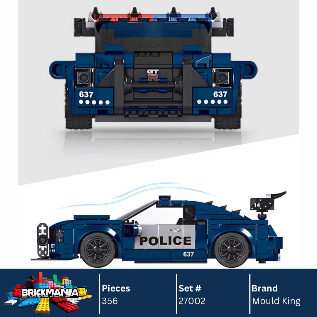 Mould King 27002 Barricade Police Building Toy Set | 356 PCS