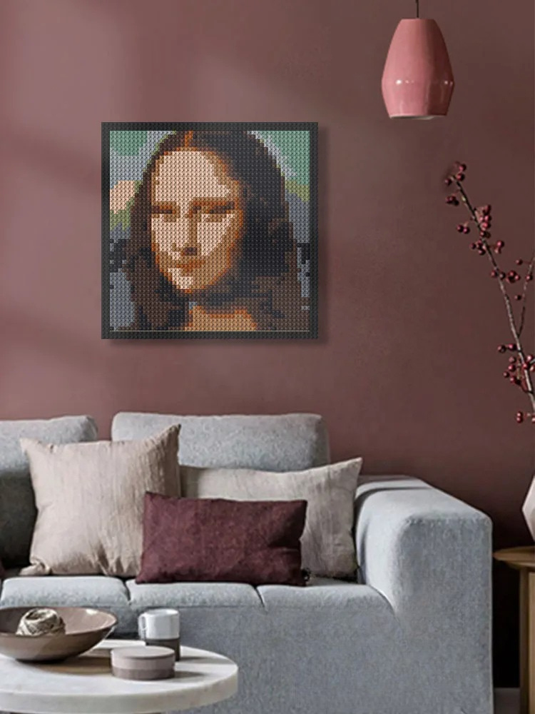 N0197 Mona Lisa Mosaic Wall Art | 2304 PCS