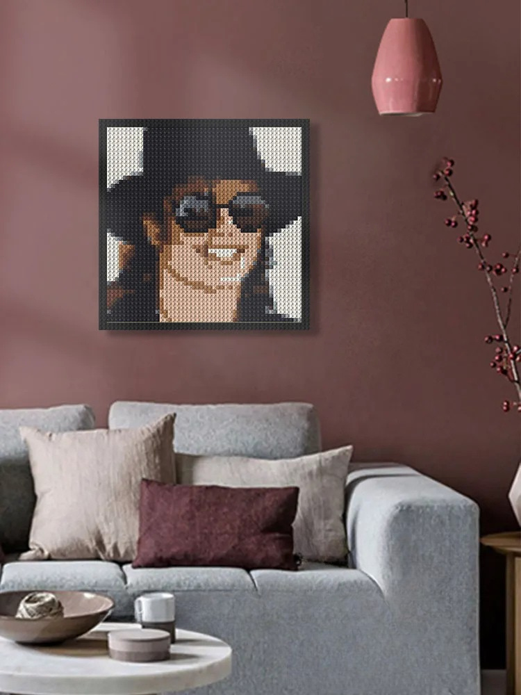 N0189 Michael Jackson Mosaic Wall Art | 2304 PCS