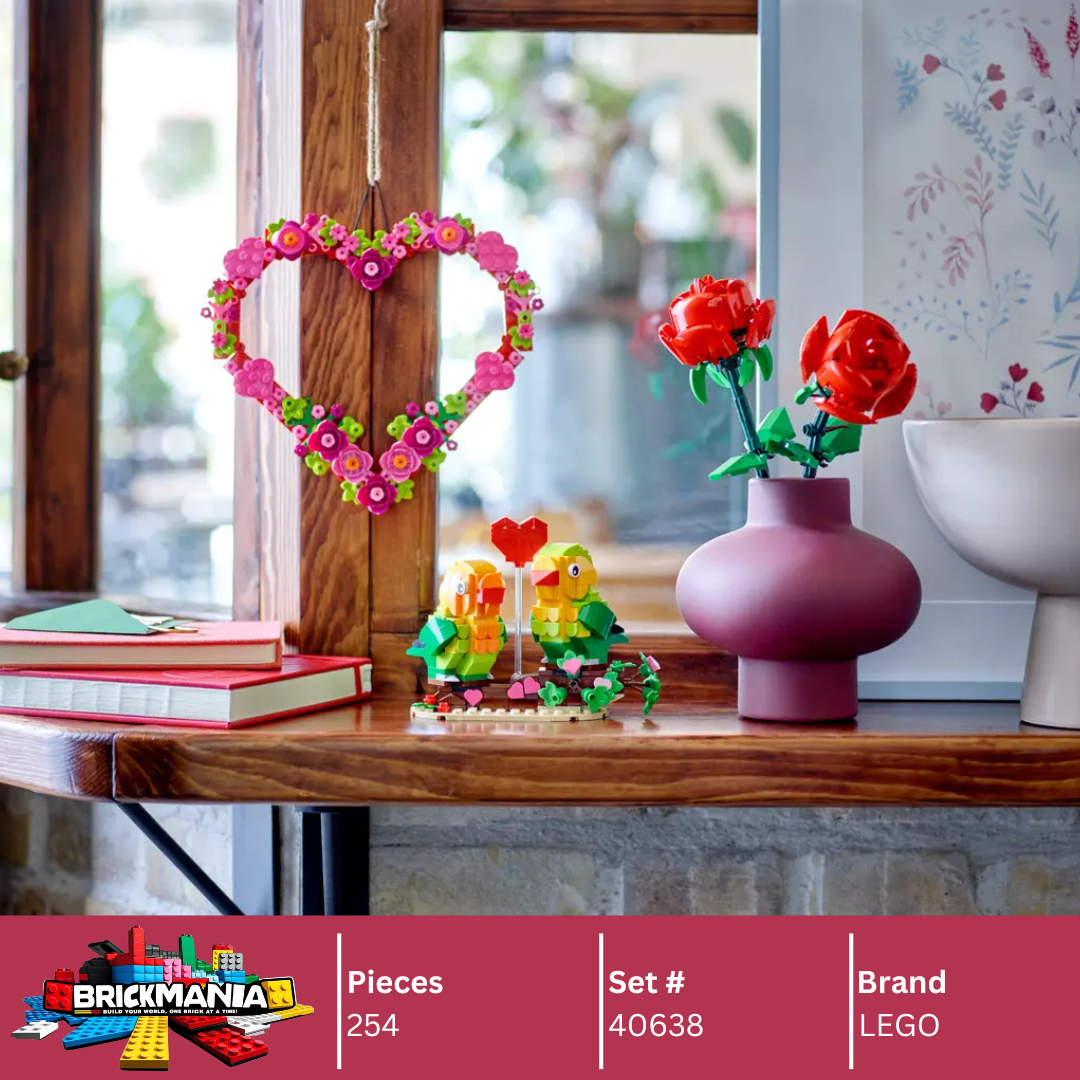 LEGO 40638 Botanicals Heart Ornament | 254 PCS | Damaged box