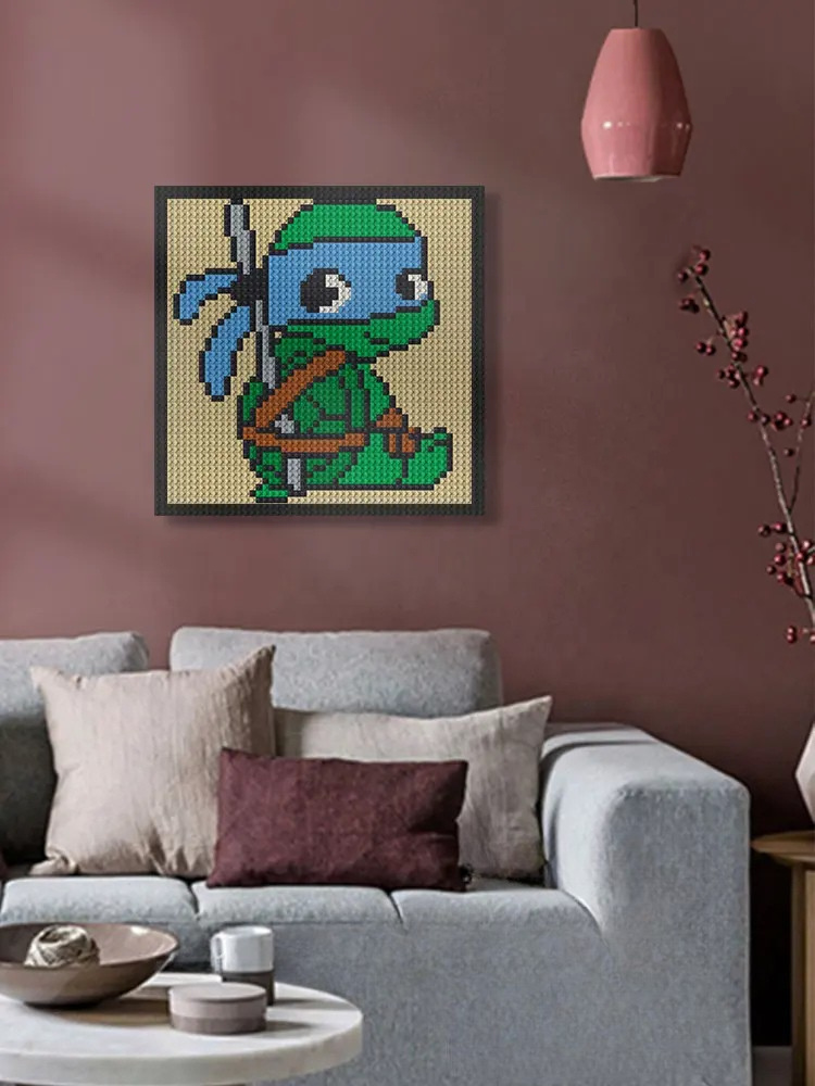 N0062 Teenage Mutant Ninja Turtle Mosaic Wall Art | 2304 PCS