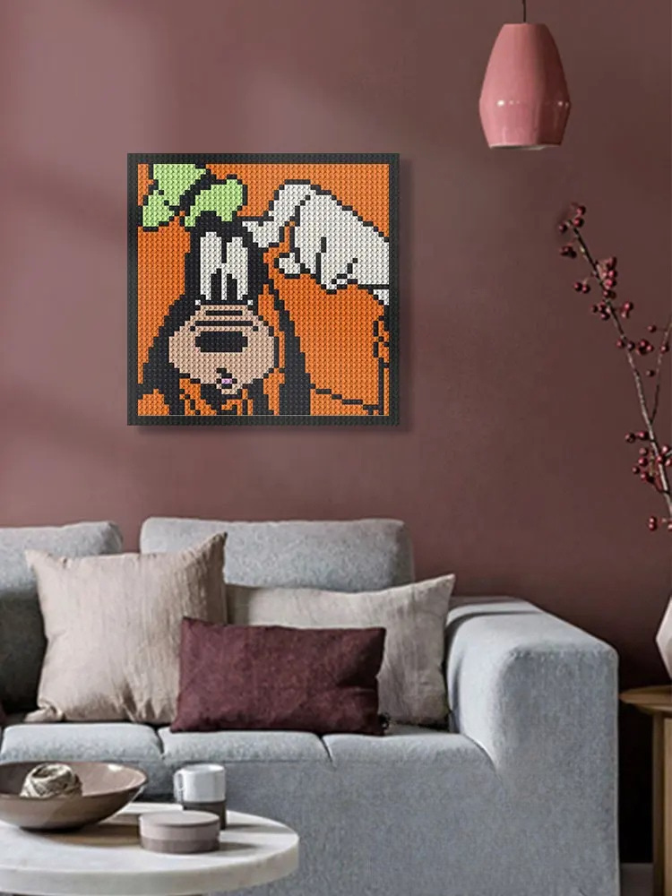 N0205 Goofy Mosaic Wall Art | 2304 PCS