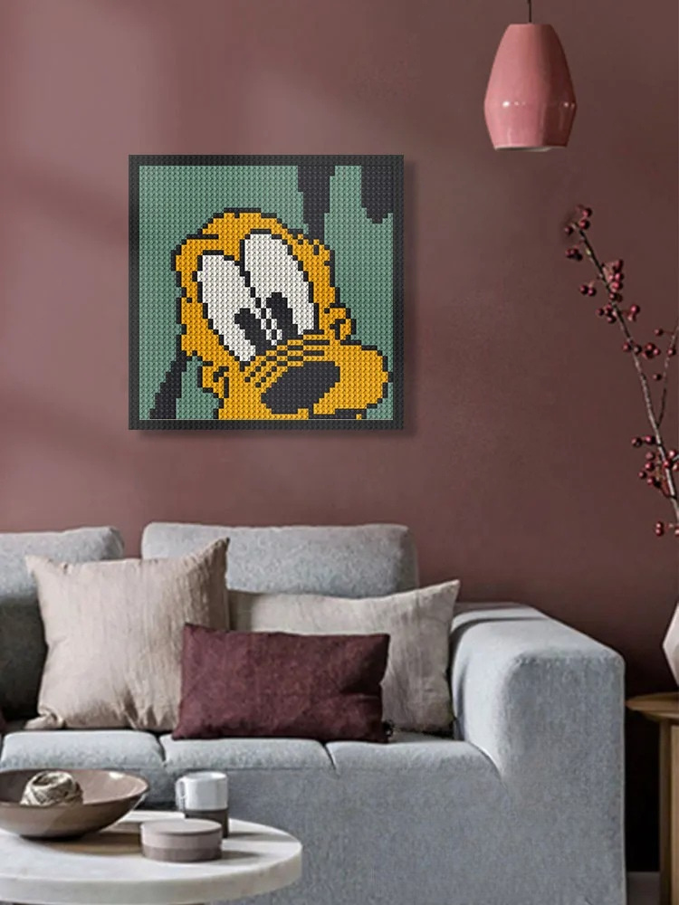 N0203 Pluto Mosaic Wall Art | 2304 PCS