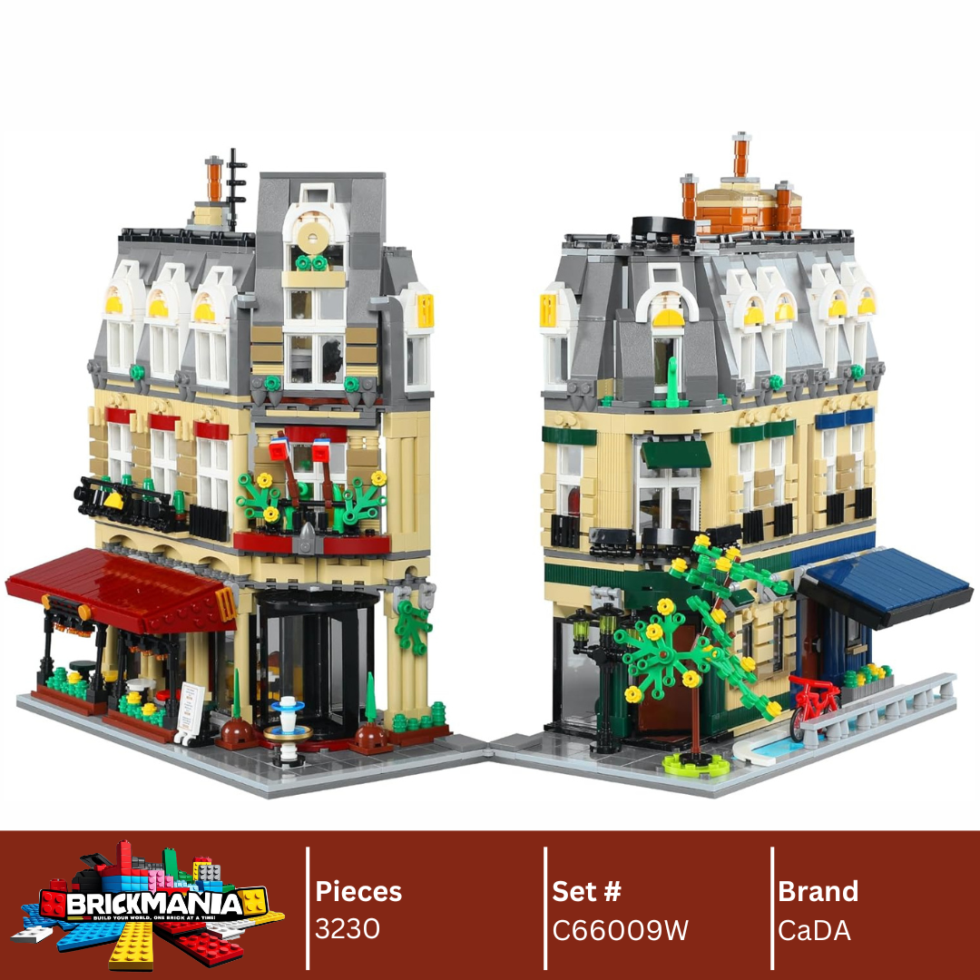 CaDA C66009W Paris Restaurant Building Toy Set | 3230 PCS