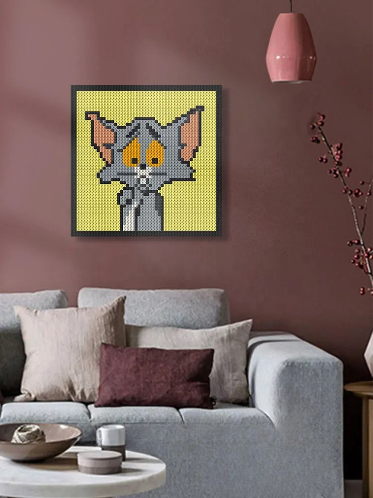 N0125 Tom Mosaic Wall Art | 2304 PCS
