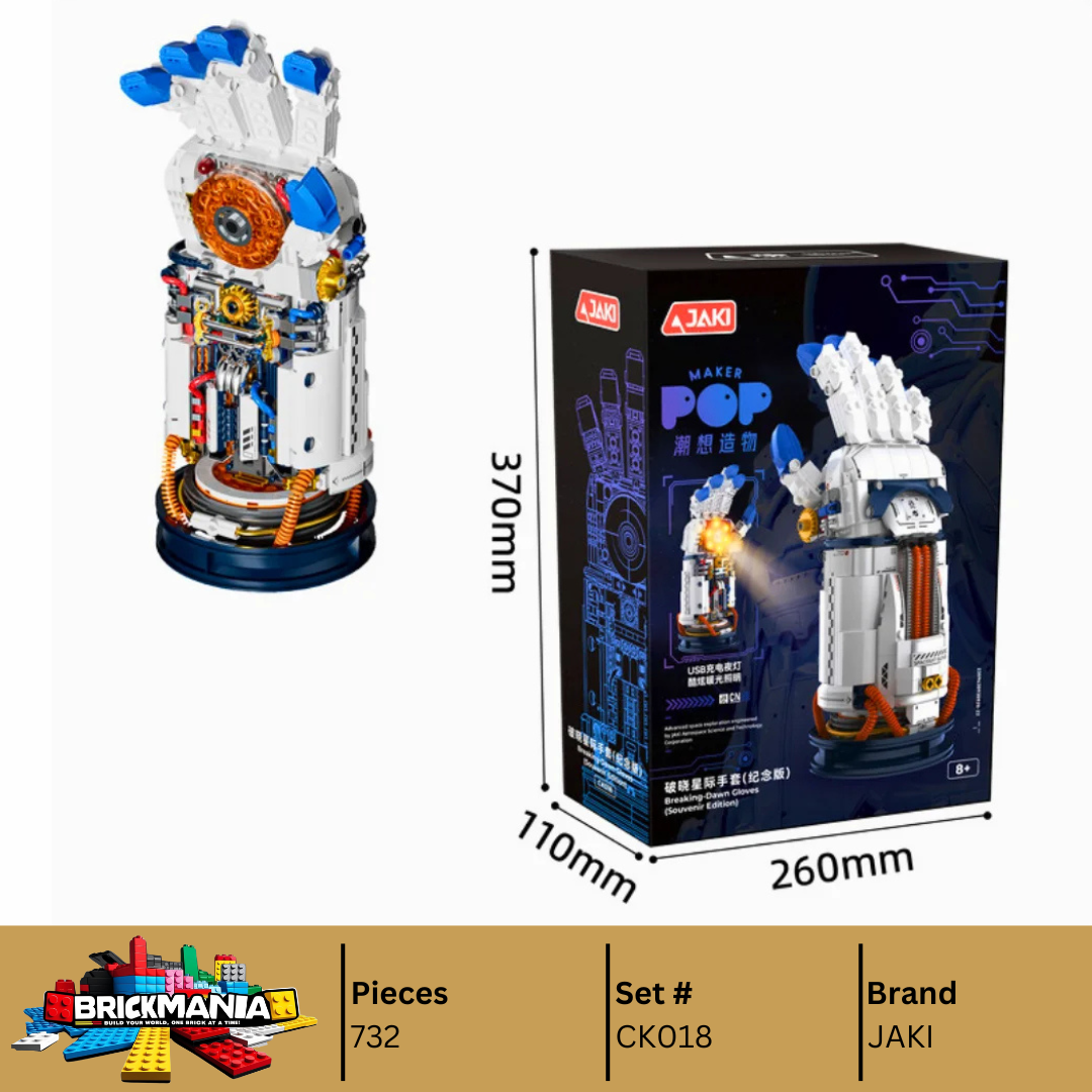 Jaki CK018 Interstellar Gloves Building Toy Set | 732 PCS