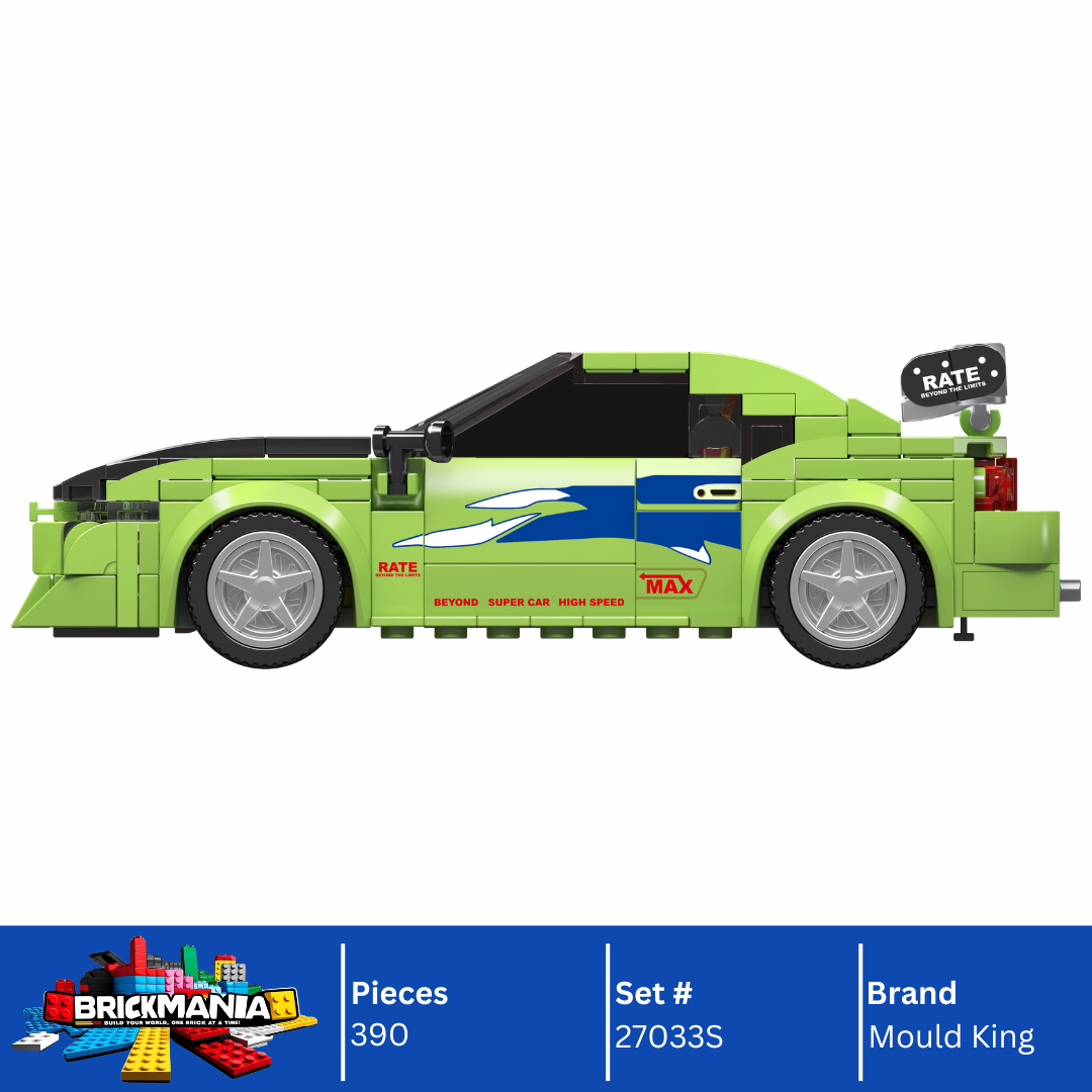 Mould King 27033S Eclipse GS Green Model Car Building Toy Set | 390 PCS