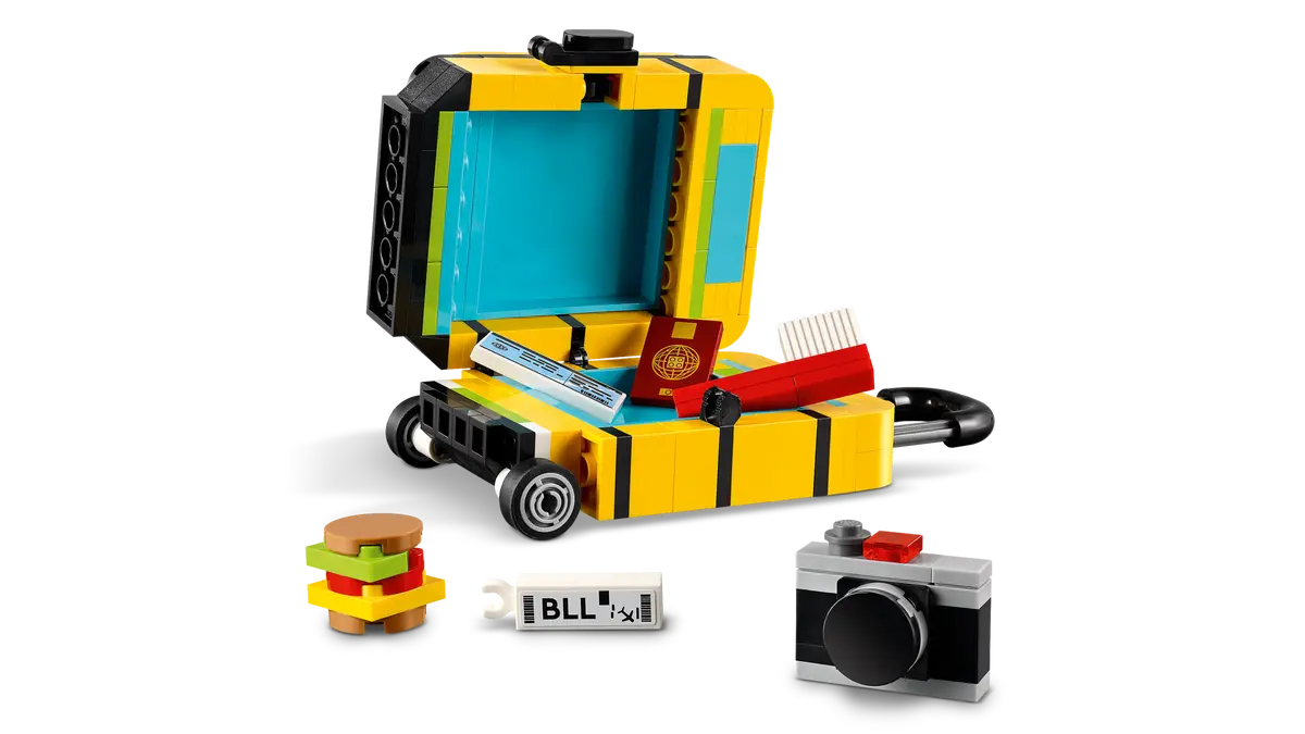 LEGO 40817 Creator Yellow Travel Suitcase | 184 PCS