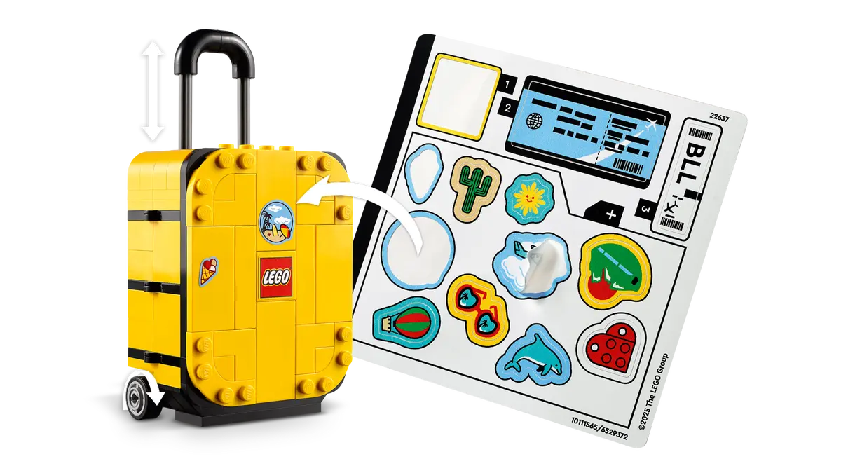 LEGO 40817 Creator Yellow Travel Suitcase | 184 PCS