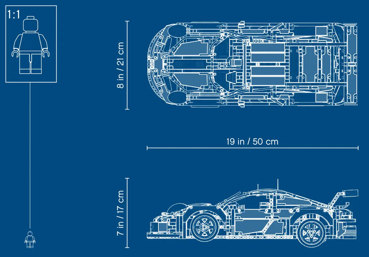 42096 Porsche 911 RSR | 1580 PCS