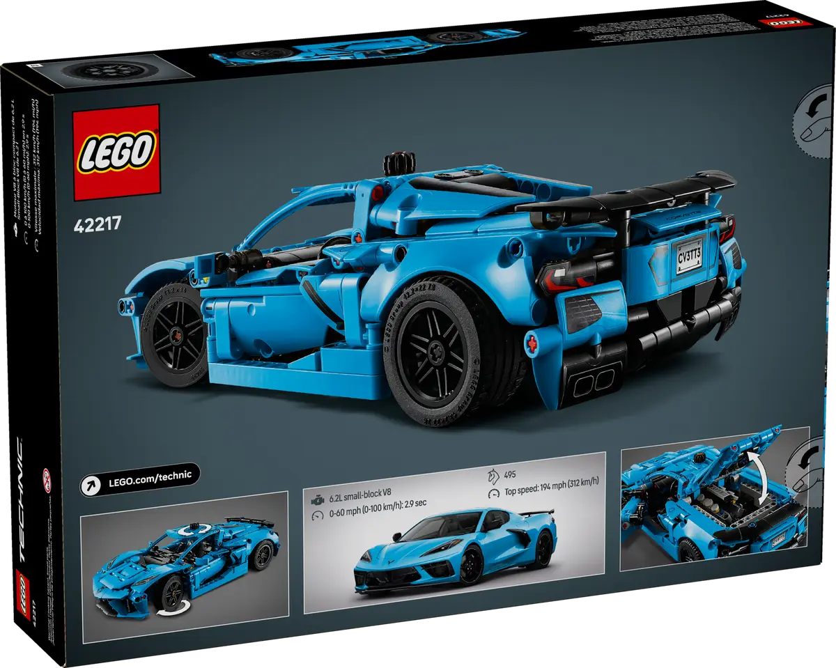 LEGO 42217 Technic Chevrolet Corvette Stingray Blue | 732 PCS
