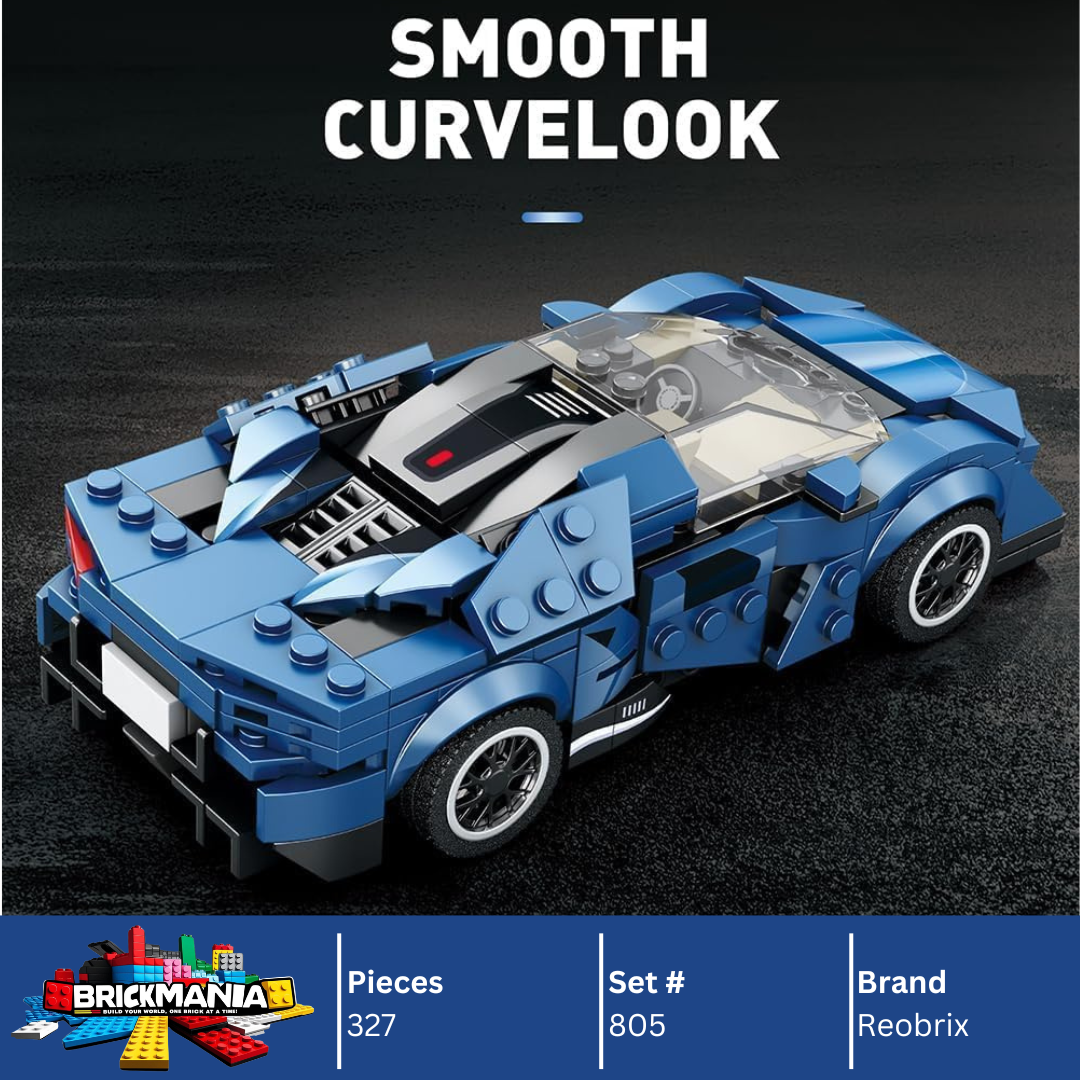 Reobrix 805 Agera Blue Building Toy Set | 327 PCS
