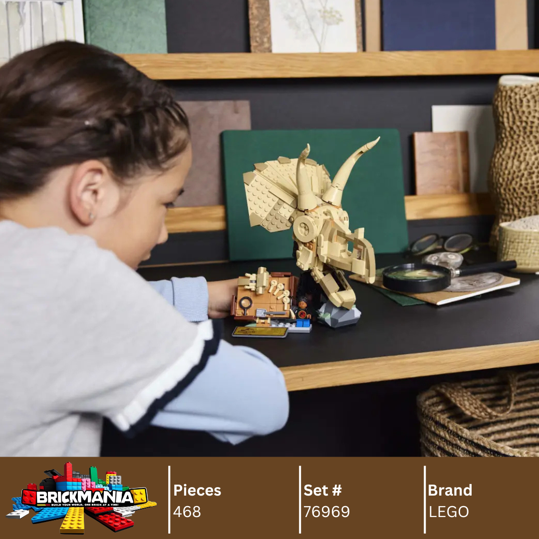 LEGO 76969 Dinosaur Fossils: Triceratops Skull | 468 PCS