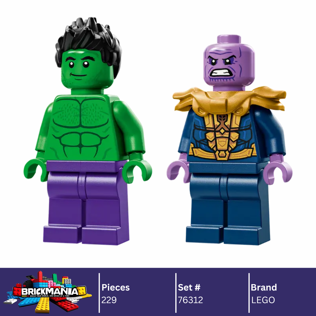 LEGO 76312 Marvel The Hulk Truck vs. Thanos | 229 PCS