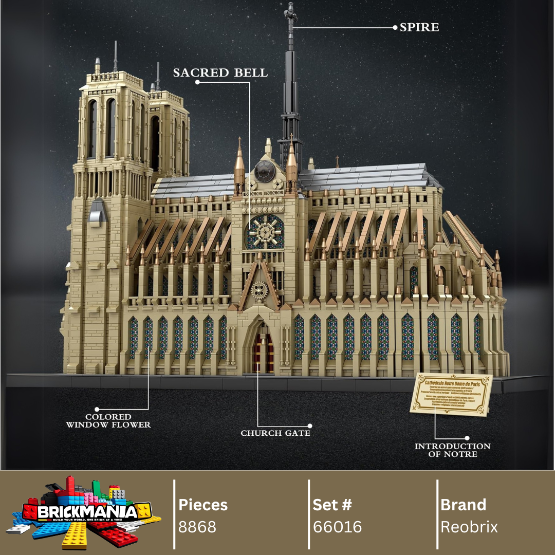 Reobrix 66016 Notre Dame de Paris Building Toy Set | 8868 PCS