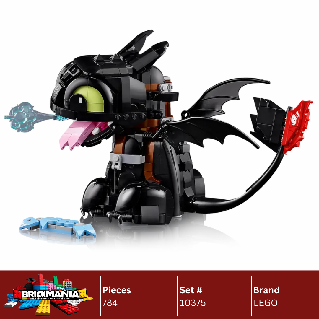 LEGO 10375 Icons How to Train Your Dragon: Toothless | 784 PCS