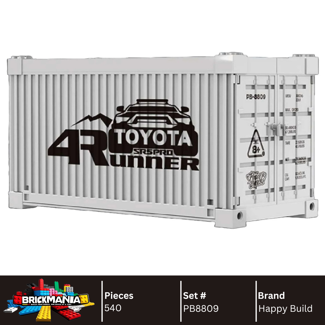 Happy Build PB8809 Toyota 4Runner Building Toy Set | 540 PCS | Buildable Car with Display Container
