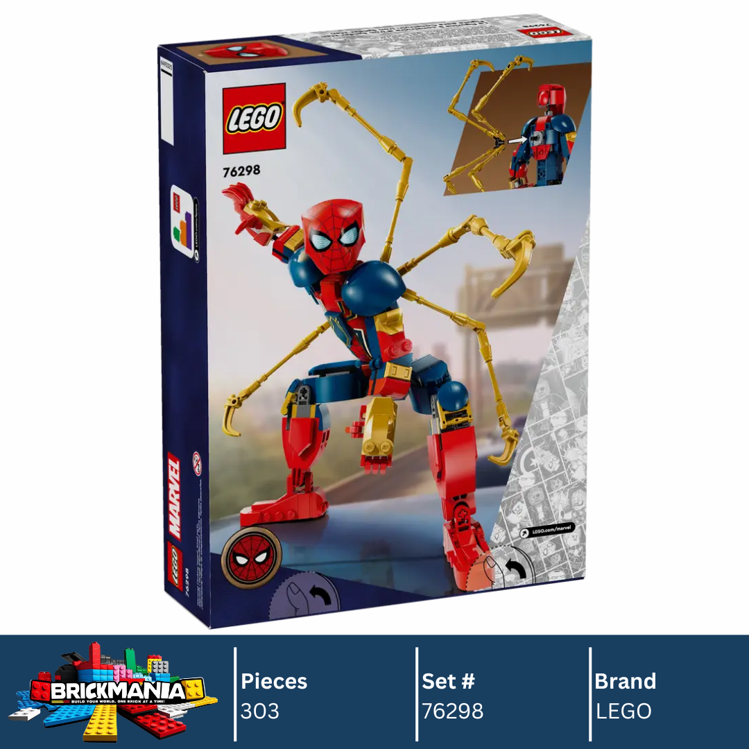 LEGO 76298 Marvel Iron Spider-Man Construction Figure | 303 PCS