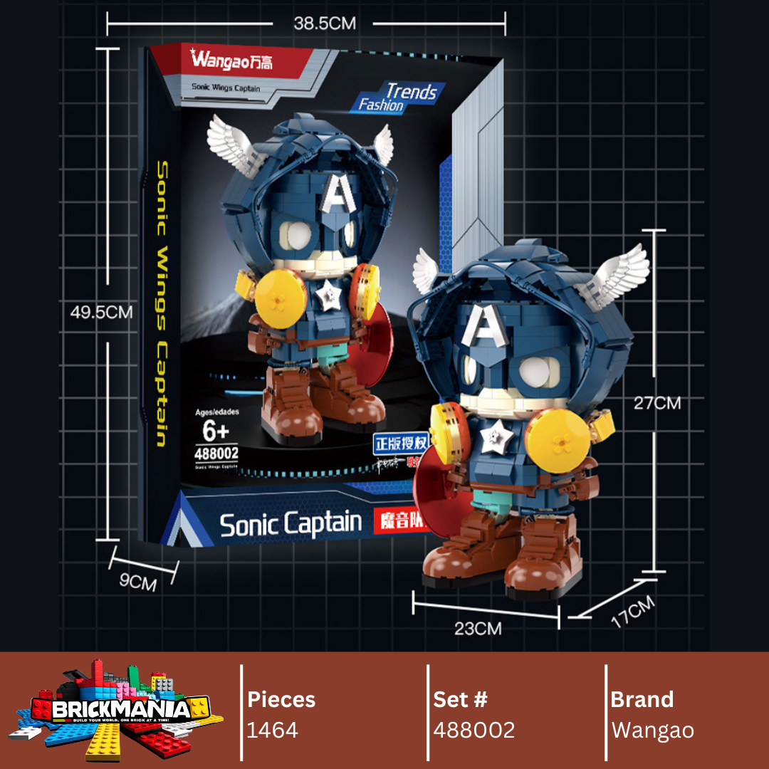 Wangao 488002 Captain America Building Toy Set | 1464 PCS