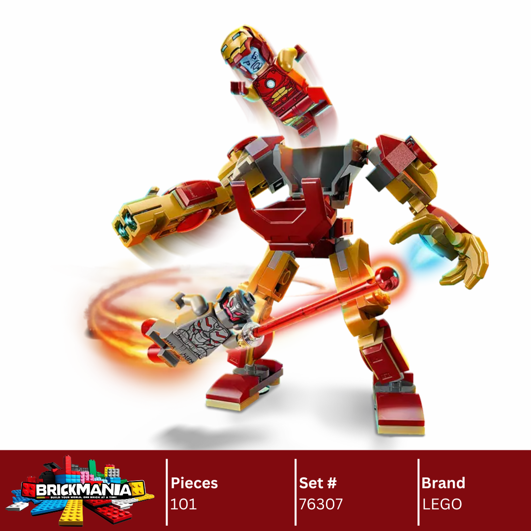 LEGO 76307 Iron Man Mech vs. Ultron | 101 PCS