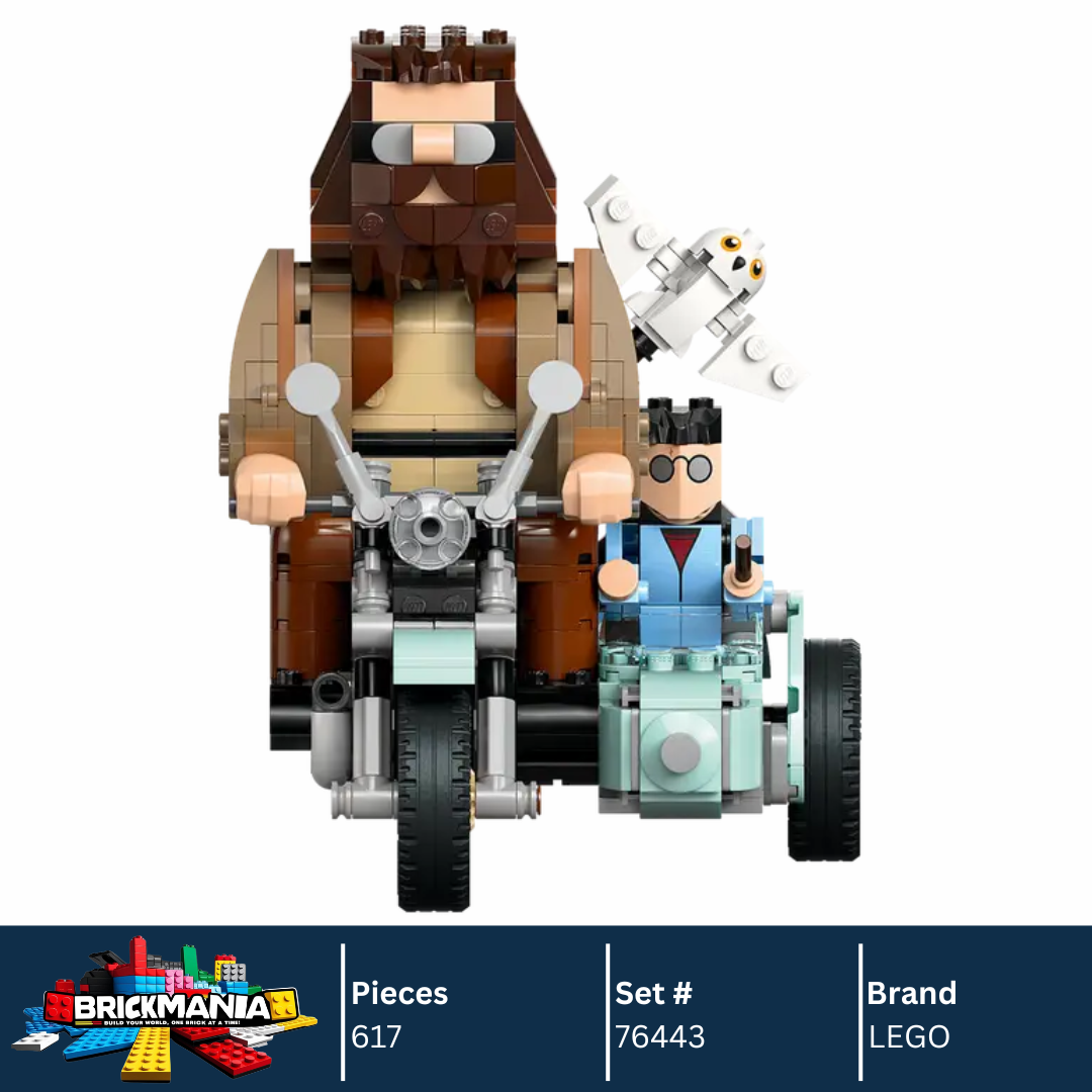 LEGO 76443 Harry Potter Hagrid™ & Harry's Motorcycle Ride | 617 PCS