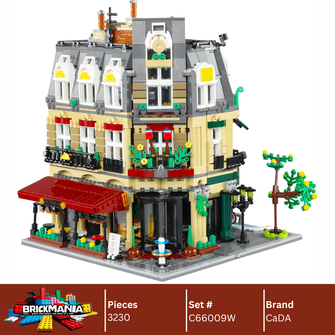 CaDA C66009W Paris Restaurant Building Toy Set | 3230 PCS