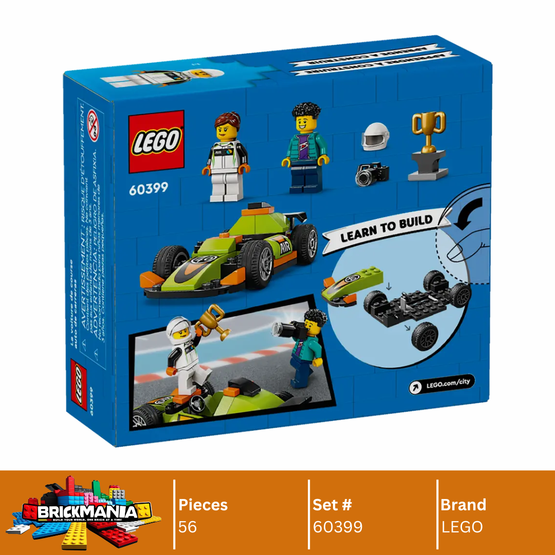 LEGO 60399 Green Race Car | 59 PCS