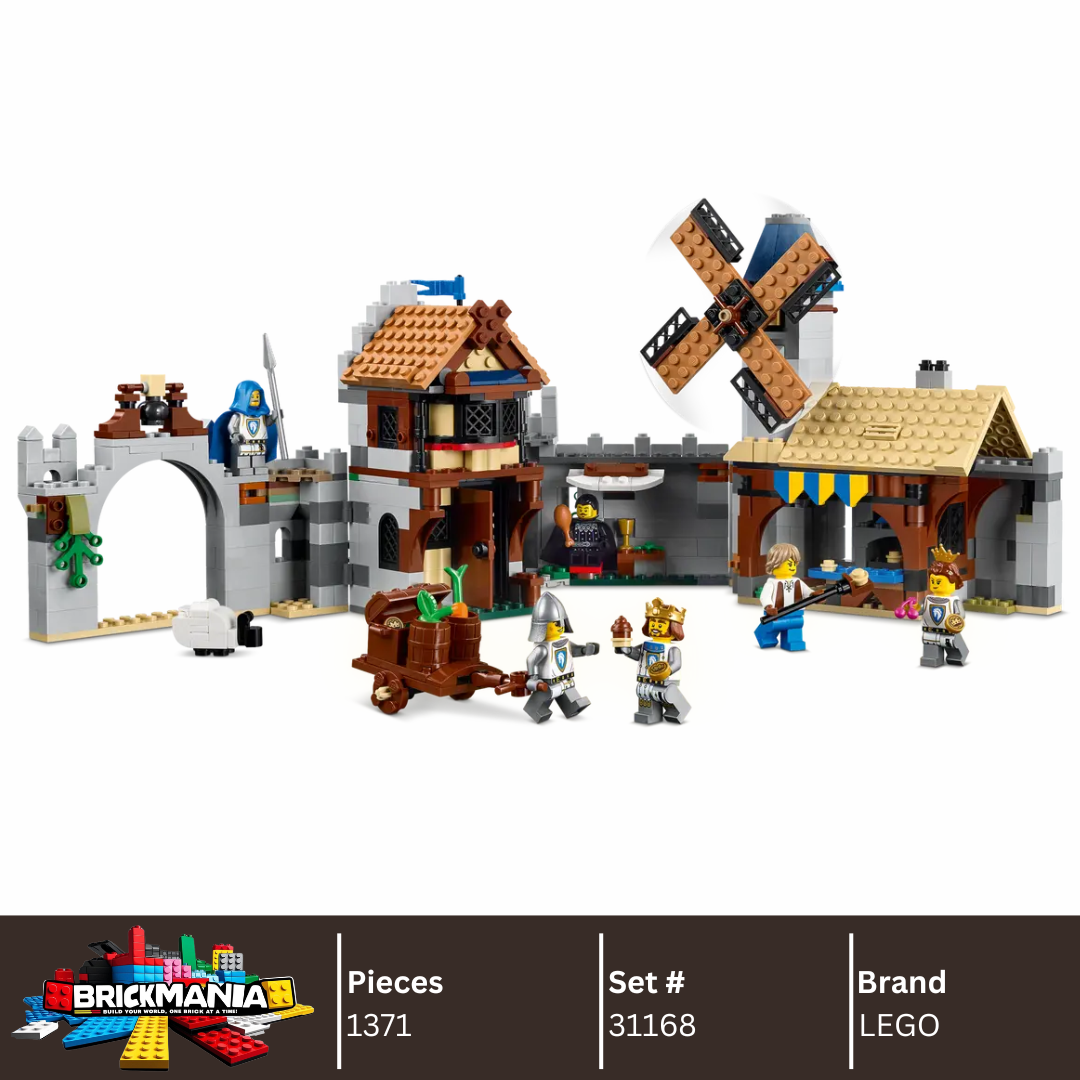 LEGO 31168 Creator 3in1 Medieval Horse Knight Castle | 1371 PCS