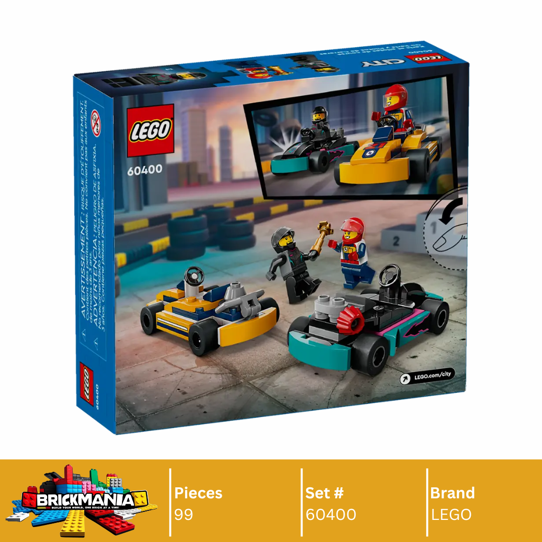 LEGO 60400 Go-Karts and Race Drivers | 99 PCS