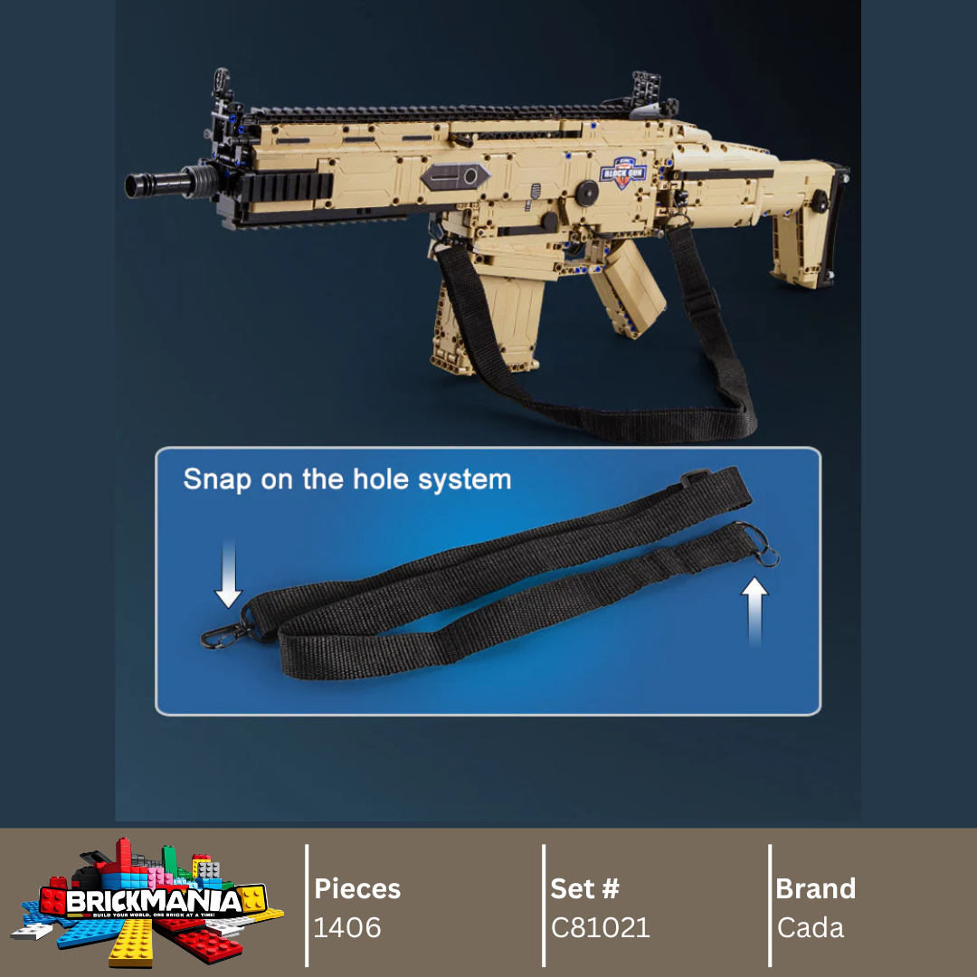 Cada C81021 FN SCAR 17S Building Toy Set | 1406 PCS