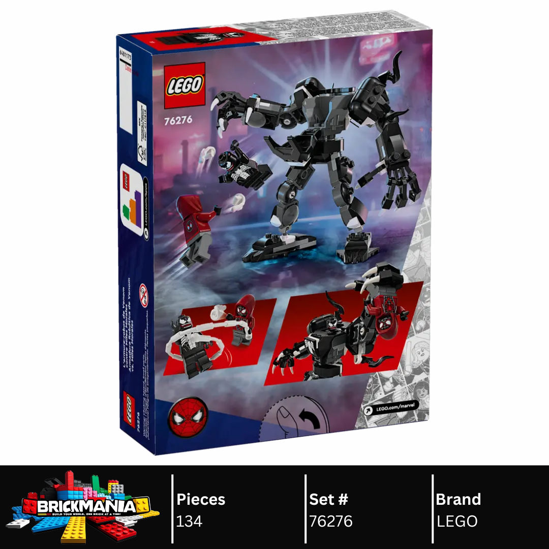 LEGO 76276 Marvel Venom Mech Armor vs. Miles Morales | 134 PCS