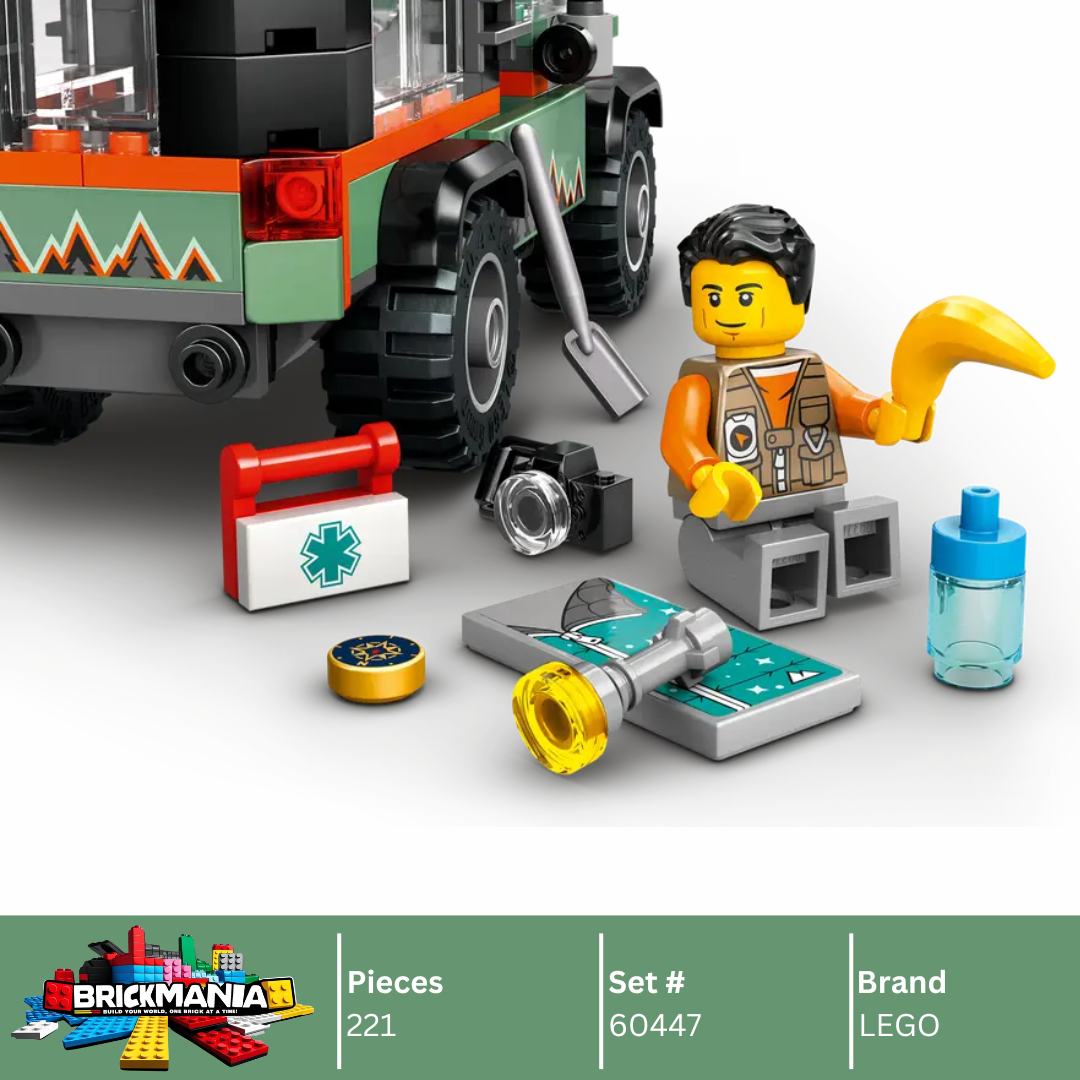 LEGO 60447 Off-Road 4x4 Mountain Truck | 221 PCS