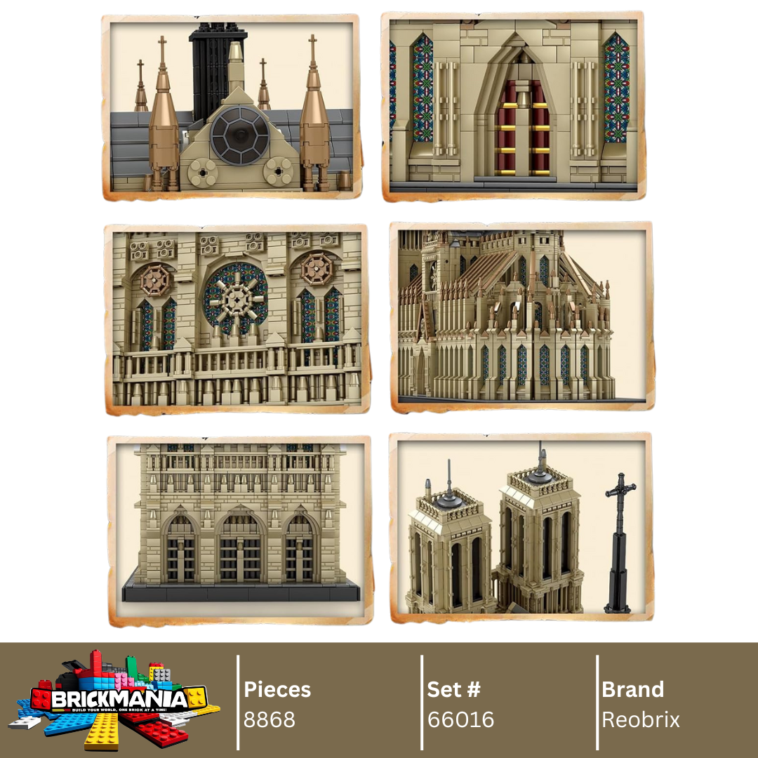 Reobrix 66016 Notre Dame de Paris Building Toy Set | 8868 PCS