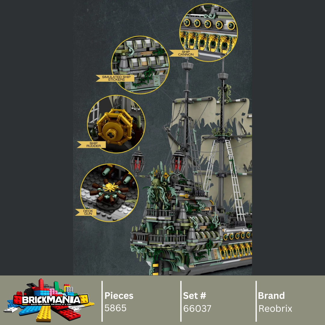 Reobrix 66037 The Flying Dutchman Building Toy Set | 5865 PCS